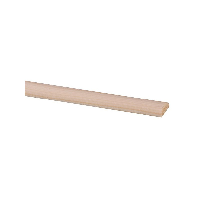 Moulure demi rond en pin 270 x 1,1 x 0,4 cm