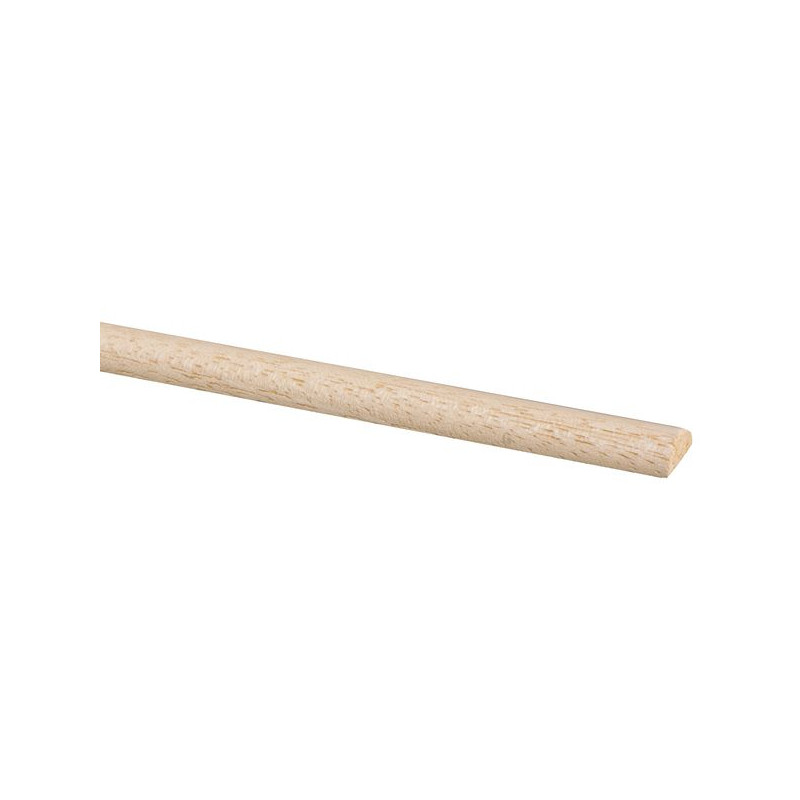 Moulure demi rond en meranti clair 240 x 1,4 x 0,5 cm