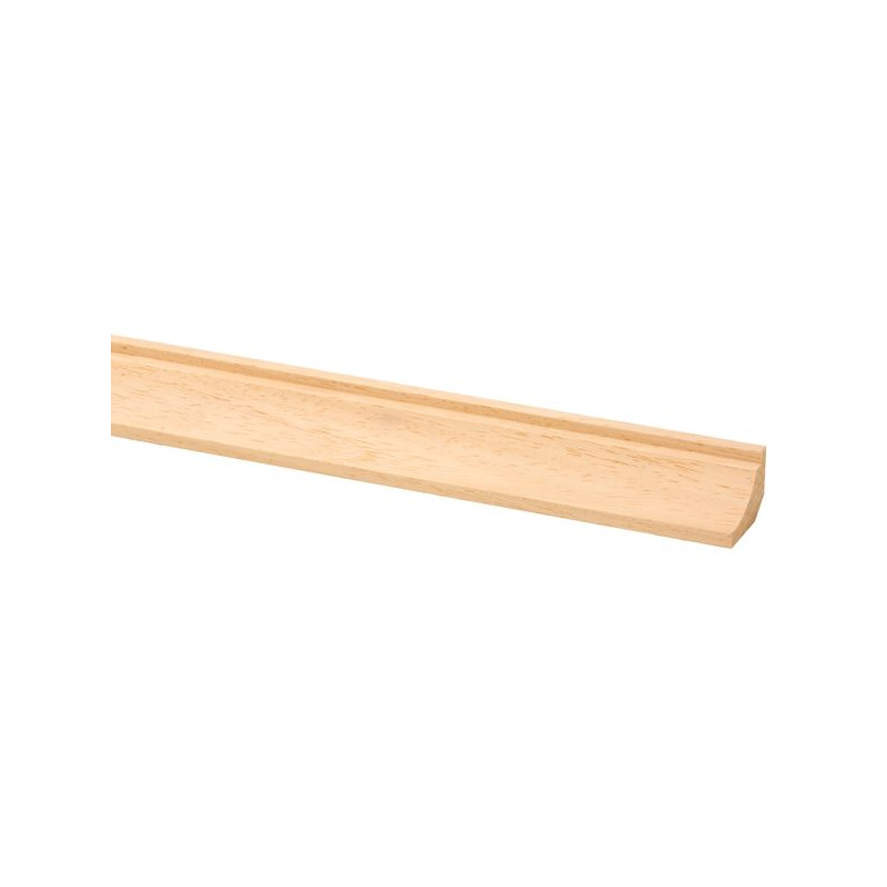 Moulure corniche en meranti clair 270 x 3,2 x 2,2 cm