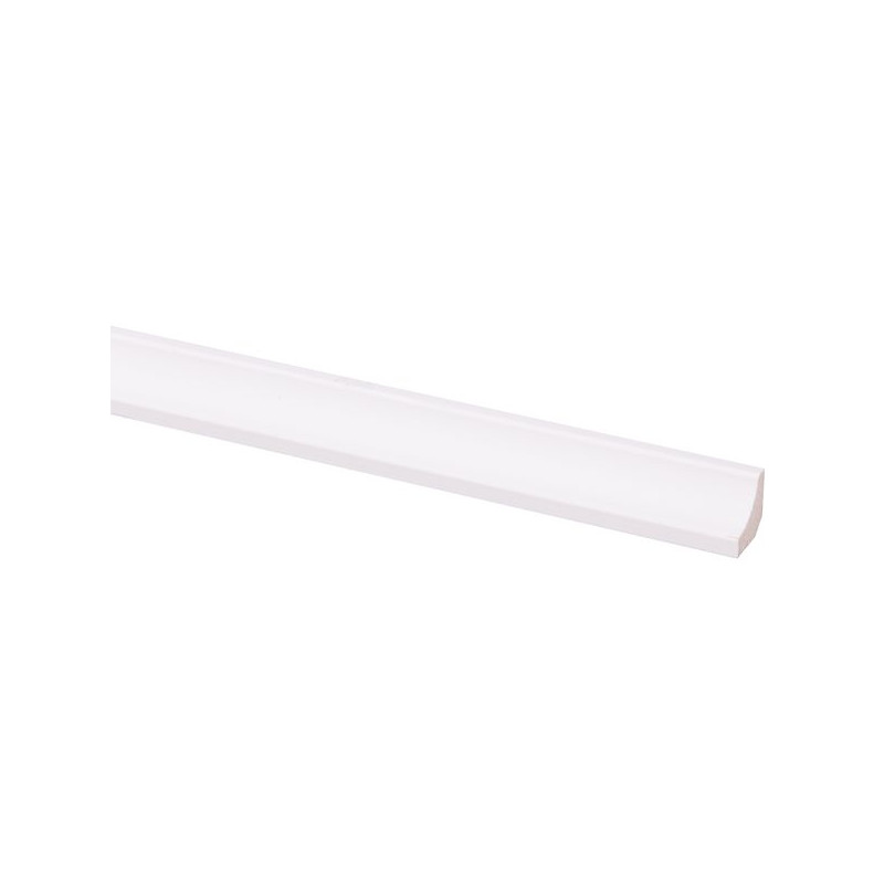 Moulure corniche en pin blanche 270 x 1,6 x 1,6 cm