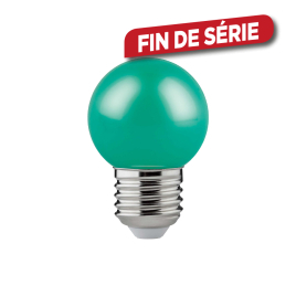 Ampoule LED Boule E27 1 W 80 lm vert SYLVANIA