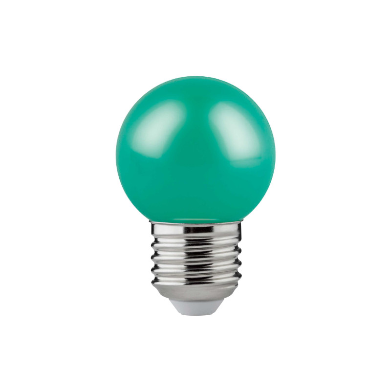 Ampoule LED Boule E27 1 W 80 lm vert SYLVANIA