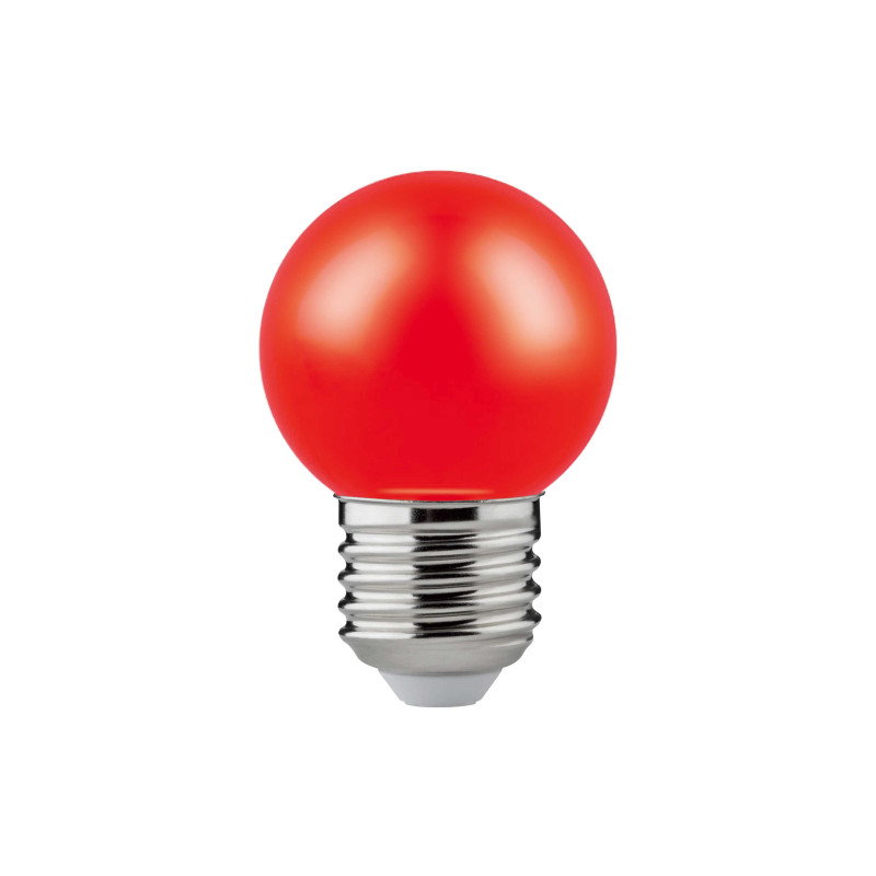 Ampoule LED Boule E27 1 W 80 lm rouge SYLVANIA