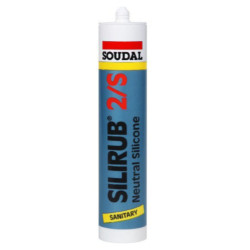 Silicone Silirub 2S Blanc 310 ml SOUDAL