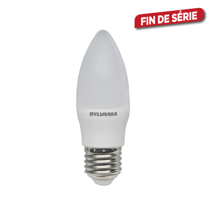 Ampoule LED flamme E27 5 W 470 lm blanc chaud SYLVANIA