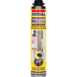 Mousse PU pistolable 750 ml SOUDAL