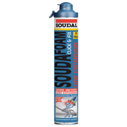 Mousse PU Low expansion Click & Fix 750 ml SOUDAL