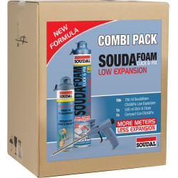 Pack Click & Fix Low Expansion SOUDAL