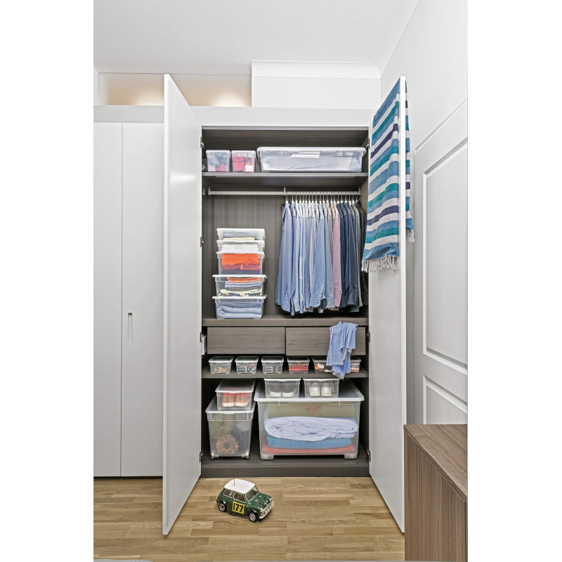 Boite de rangement pour chaussures 5 L 4 pièces Boite de rangement pour chaussures 5 L 4 pièces