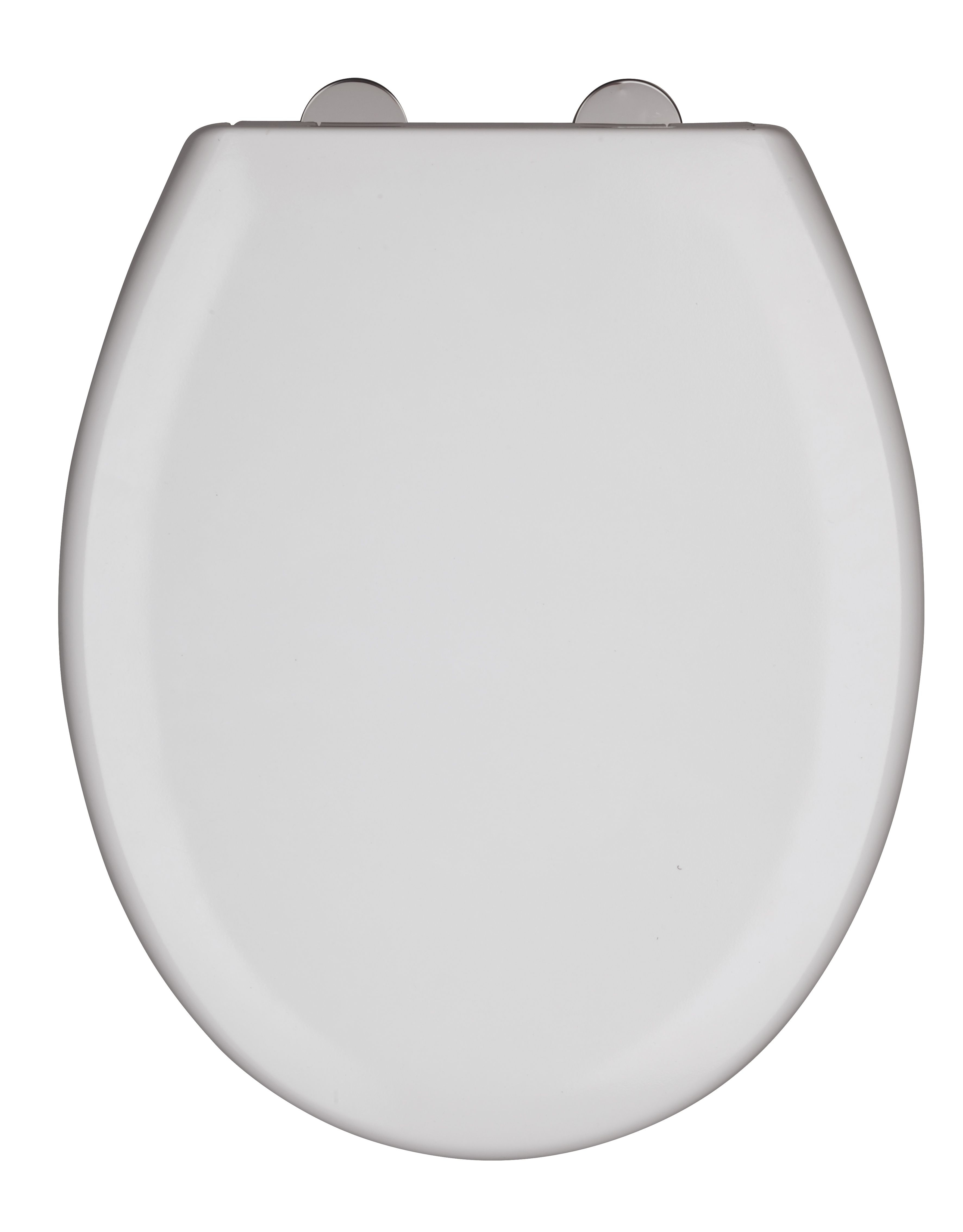 Abattant WC Allibert Slimeo en Thermodur coloris blanc brillant