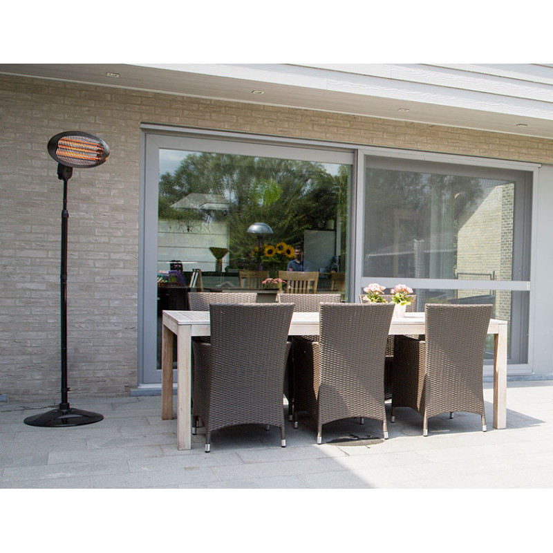 Chauffage de terrasse électrique Auxo 2000 W PRACTO GARDEN