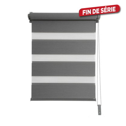 Store enrouleur Easy anthracite 122 x 190 cm MADECO