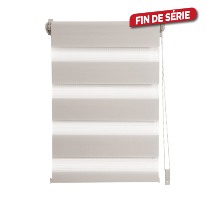 Store enrouleur Easy taupe 122 x 190 cm MADECO