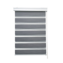 Store enrouleur Easy noir et blanc 120 x 220 cm MADECO Store enrouleur Easy noir et blanc 120 x 220 cm MADECO