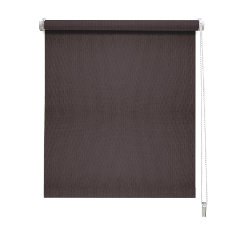 Store enrouleur occultant Easy Roll chocolat 62 x 190 cm MADECO