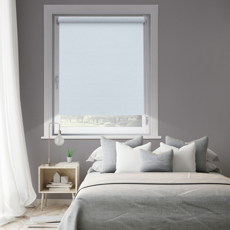 Store enrouleur occultant Easy Roll blanc 42 x 190 cm MADECO Store enrouleur occultant Easy Roll blanc 42 x 190 cm MADECO