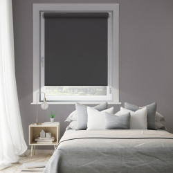 Store enrouleur occultant Easy Roll anthracite 52 x 190 cm MADECO Store enrouleur occultant Easy Roll anthracite 52 x 190 cm MADECO