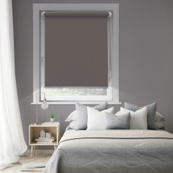 Store enrouleur occultant Easy Roll Must gris 62 x 190 cm MADECO