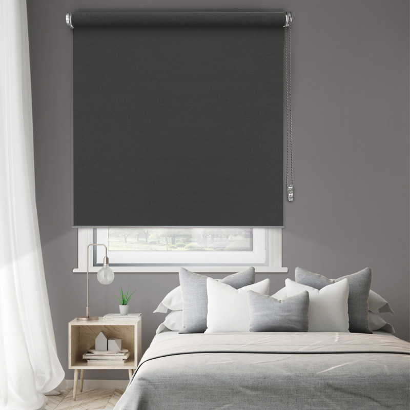 Store enrouleur occultant Must anthracite 90 x 190 cm MADECO Store enrouleur occultant Must anthracite 90 x 190 cm MADECO