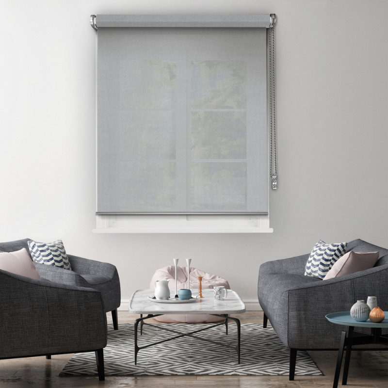 Store enrouleur tamisant Must gris 120 x 190 cm MADECO Store enrouleur tamisant Must gris 120 x 190 cm MADECO