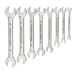 Jeu de 8 clés à fourche 6-22mm – Outils robustes | KWB