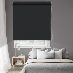 Store enrouleur occultant noir 120 x 190 cm MADECO Store enrouleur occultant noir 120 x 190 cm MADECO