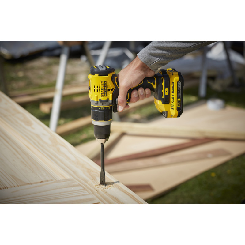 Perceuse à percussion SFMCD721D2K-QW STANLEY FATMAX 2 batteries | STANLEY FATMAX