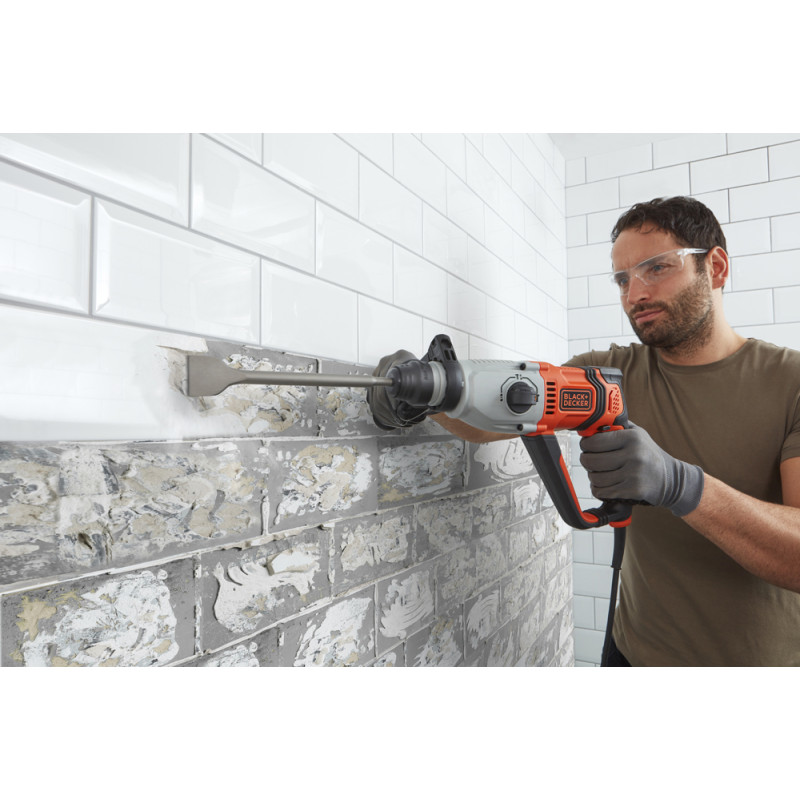 Marteau pneumatique électrique BEHS02K-QS 800 W BLACK+DECKER Marteau pneumatique électrique BEHS02K-QS 800 W BLACK+DECKER