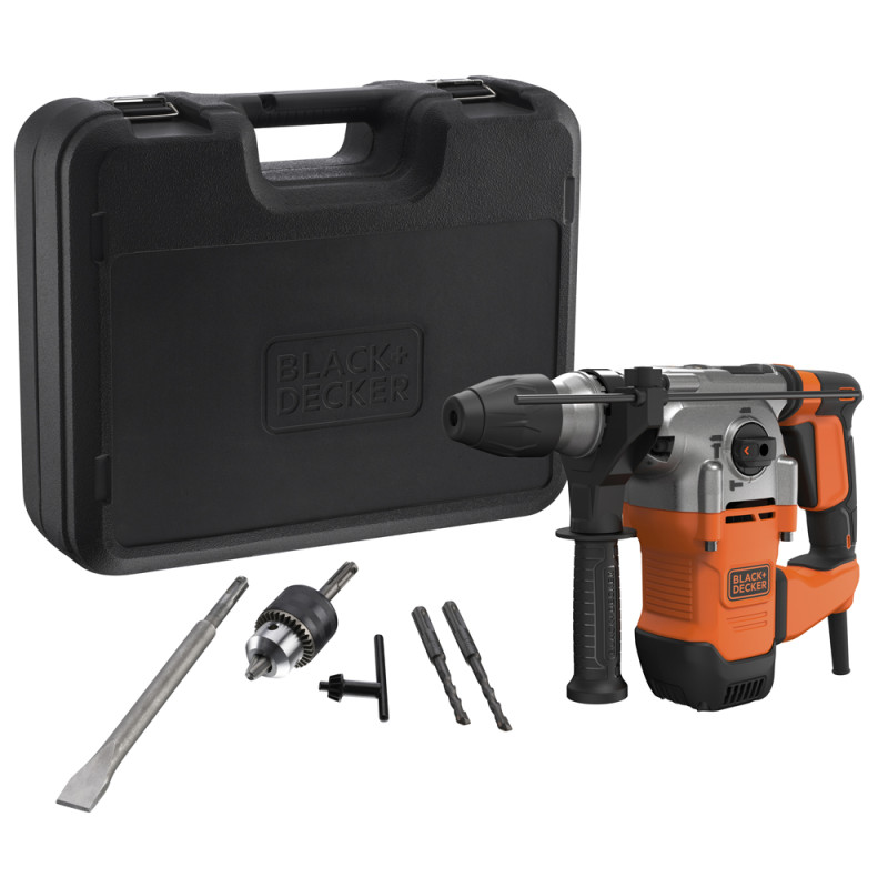 Marteau pneumatique électrique BEHS03K-QS 1250 W BLACK+DECKER