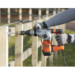 Marteau pneumatique électrique BEHS03K-QS 1250 W BLACK+DECKER Marteau pneumatique électrique BEHS03K-QS 1250 W BLACK+DECKER