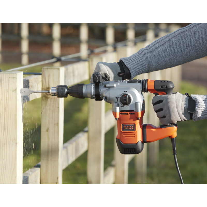 Marteau pneumatique électrique BEHS03K-QS 1250 W BLACK+DECKER Marteau pneumatique électrique BEHS03K-QS 1250 W BLACK+DECKER