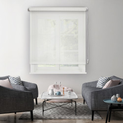 Store enrouleur tamisant blanc 80 x 190 cm MADECO Store enrouleur tamisant blanc 80 x 190 cm MADECO