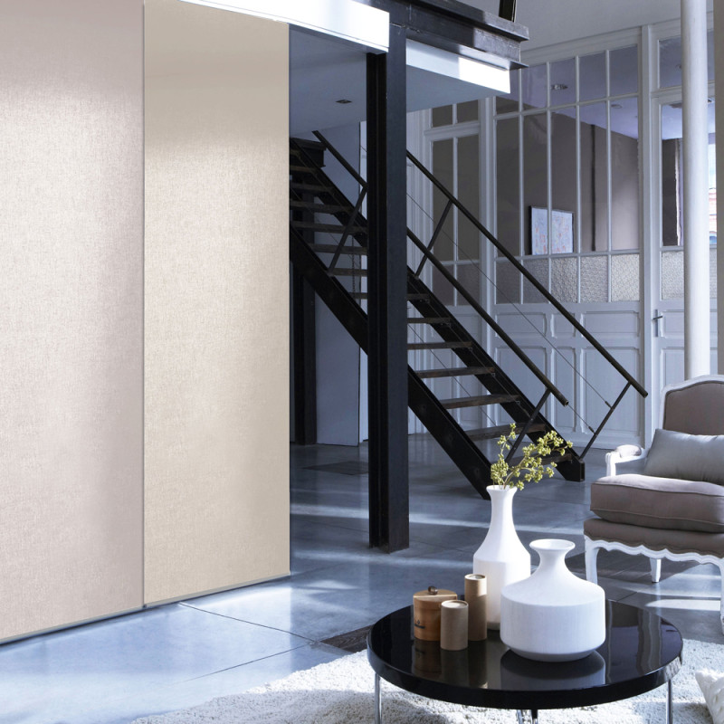 Kit de panneaux japonais beiges 115 x 250 cm MADECO