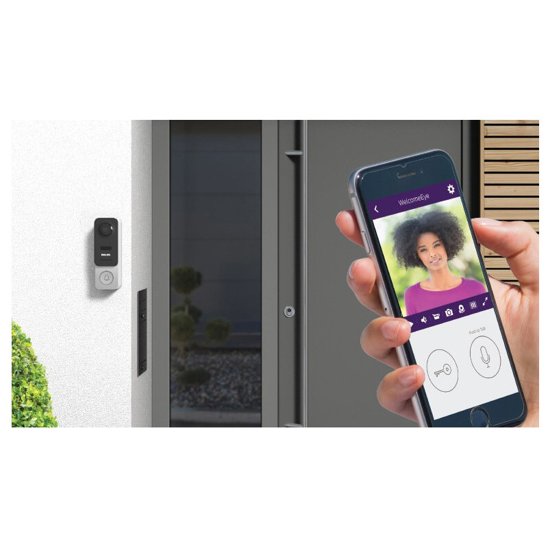 Vidéophone connecté sans fil Welcome Eye Link PHILIPS Vidéophone connecté sans fil Welcome Eye Link PHILIPS