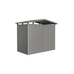 Abri de jardin métal Panorama BIOHORT gris 2.73x1.58m | BIOHORT