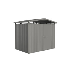 Abri de jardin métal Panorama BIOHORT gris 2,73x1,98m | BIOHORT
