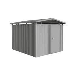 Abri de jardin métal Panorama BIOHORT gris 2,73x3,18m | BIOHORT
