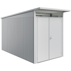 Abri de jardin métal AvantGarde BIOHORT argenté 1,8x3,8m | BIOHORT