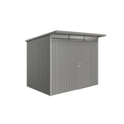 Abri de jardin en métal AvantGarde BIOHORT gris 1,8 x 2,2 m | BIOHORT