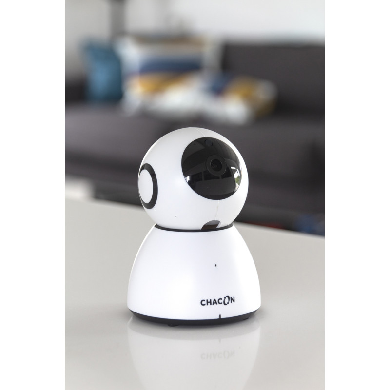 Caméra IP Wi-Fi intérieure rotative 1080 P CHACON Caméra IP Wi-Fi intérieure rotative 1080 P CHACON