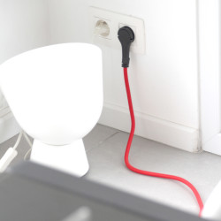 Allonge textile rouge 3m CHACON – Extension fiable | CHACON