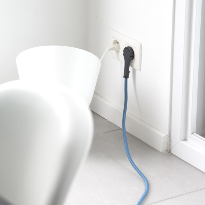 Allonge textile bleu paon 3m – Qualité | CHACON