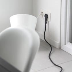 Allonge textile noir 3m – Durable et Flexible | CHACON