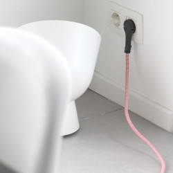 Allonge textile 5m CHACON – Rouge et blanc | CHACON