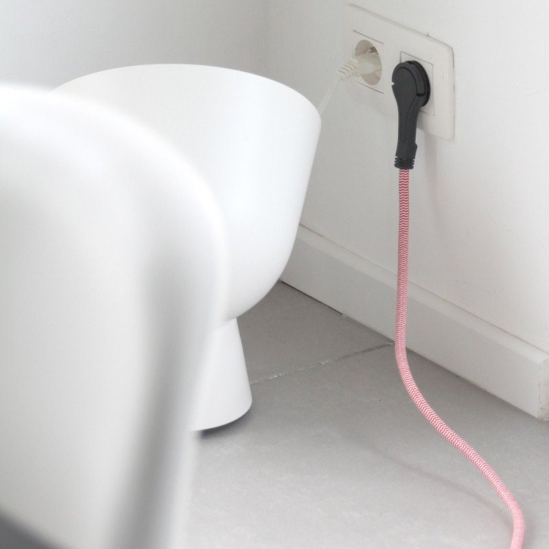 Allonge textile 5m CHACON – Rouge et blanc | CHACON