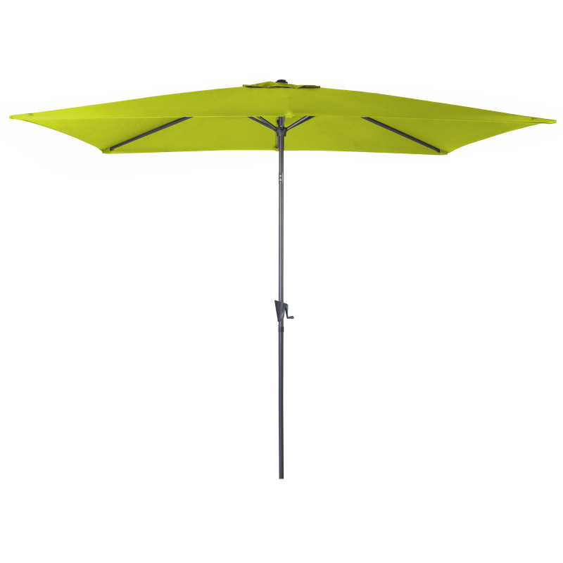 Parasol droit lemon avec manivelle 300 x 200 cm