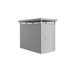 Abri de jardin métal HighLine BIOHORT argenté 1,55x2,75m | BIOHORT