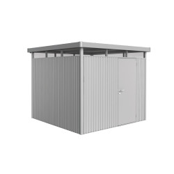 Abri de jardin métal HighLine BIOHORT argenté 2,75m | BIOHORT