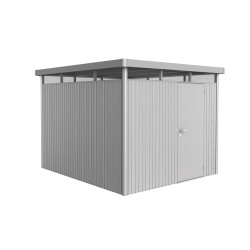 Abri de jardin métal HighLine BIOHORT argenté 2,75x3,15m | BIOHORT