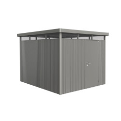Abri de jardin métal HighLine BIOHORT gris 2.75x3.15m | BIOHORT